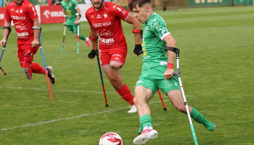 Mecz Śląska Wrocław z Wisłą Krak&oacute;w &ndash; pierwszy dzień IV Turnieju Orlen Amp Futbol