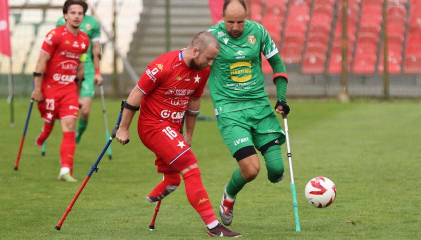 Mecz Śląska Wrocław z Wisłą Krak&oacute;w &ndash; pierwszy dzień IV Turnieju Orlen Amp Futbol