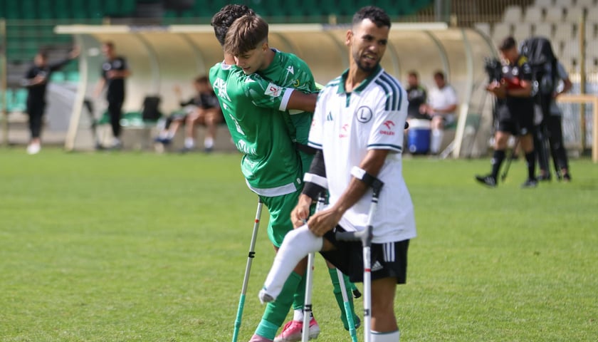 Drugi dzień IV Turnieju Orlen Amp Futbol – mecz Śląska Wrocław z Legią Warszawa