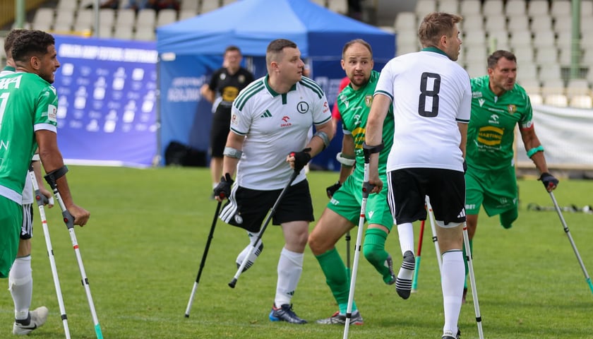 Drugi dzień IV Turnieju Orlen Amp Futbol – mecz Śląska Wrocław z Legią Warszawa