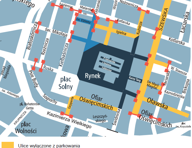 Sylwester na Rynku – parkingi, informacje dla niepełnosprawnych