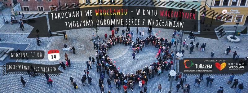 Serce dla Wrocławia – na Rynku w walentynki