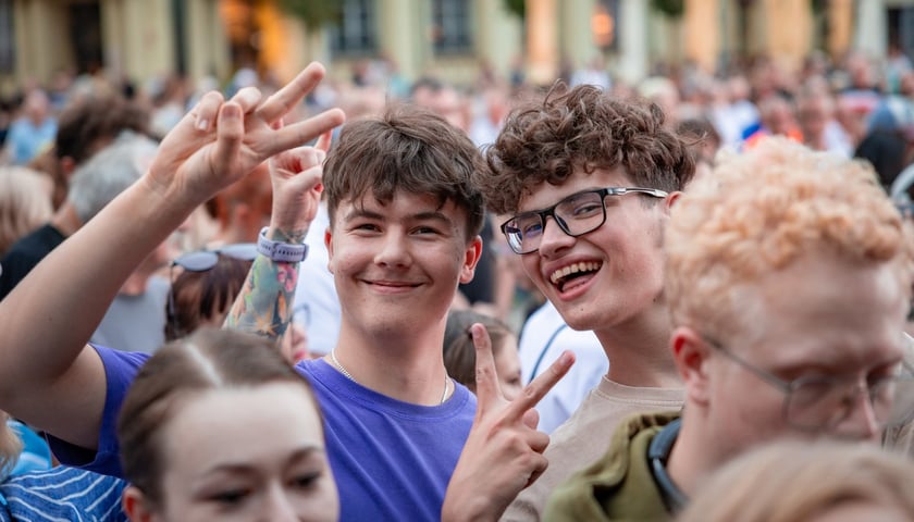 Koncert Budki Suflera i Justyny Steczkowskiej na Rynku.