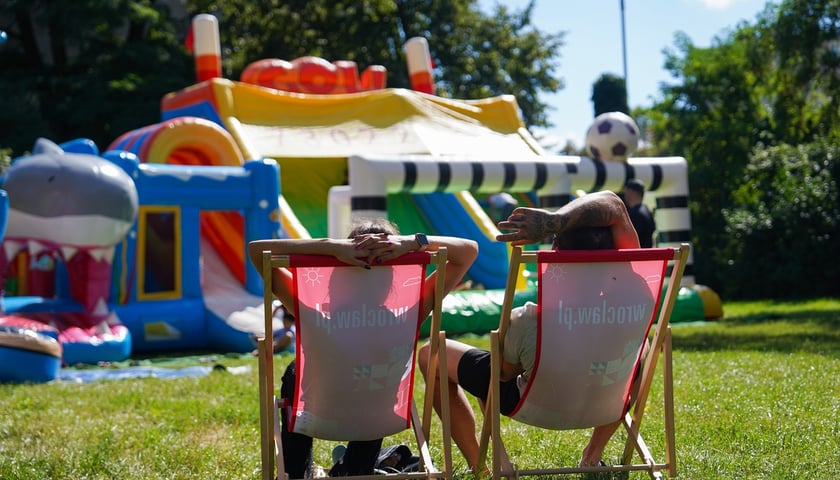 Piknik w parku parku im. Lesława Węgrzynowskiego