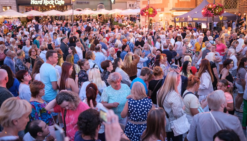 Potańc&oacute;wka na wrocławskim Rynku. Wrocław, 29.08.2026