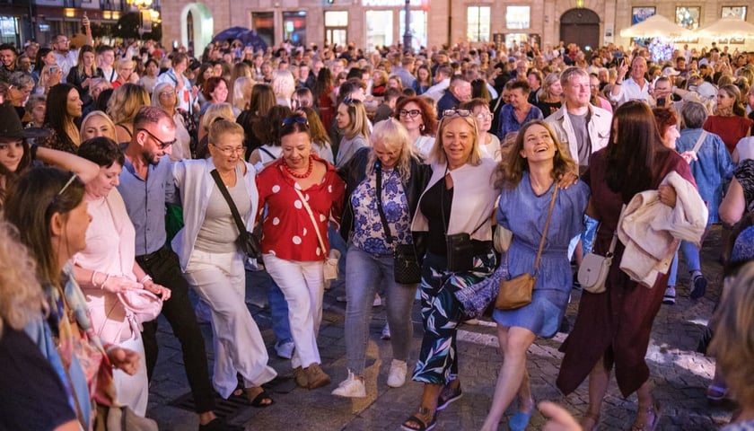 Potańc&oacute;wka na wrocławskim Rynku. Wrocław, 29.08.2026