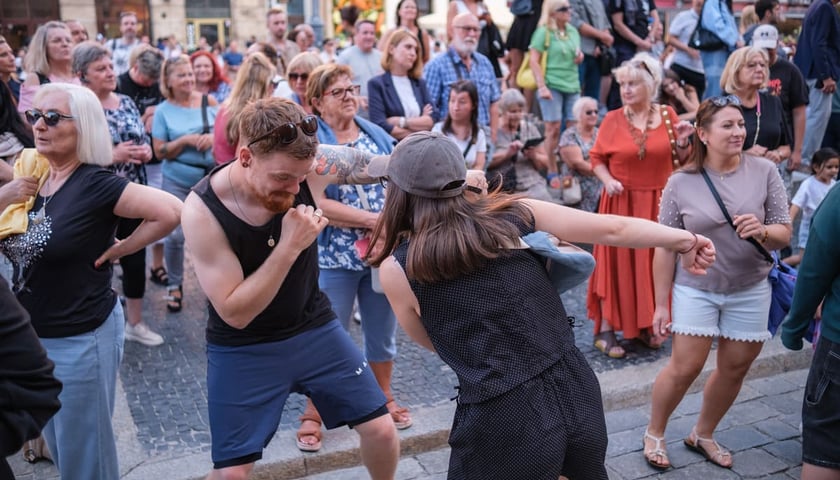 Potańc&oacute;wka na wrocławskim Rynku. Wrocław, 29.08.2026