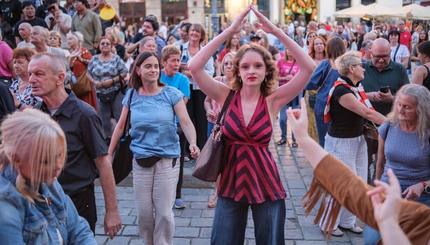 Potańc&oacute;wka na wrocławskim Rynku. Wrocław, 29.08.2026