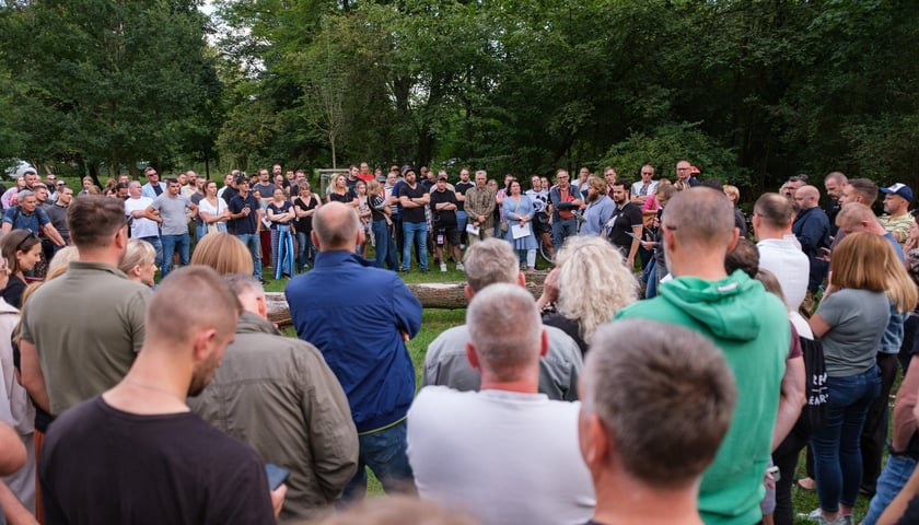 Spotkanie mieszkańców z urzędnikami w Parku Na Skraju na Brochowie (czwartek 3 września)