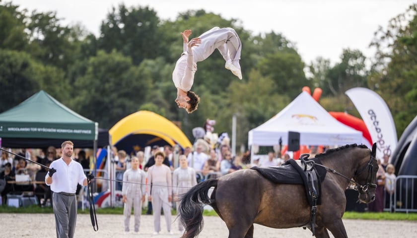 Pokaz woltyżerki sportowej podczas Wielkiej Wrocławskiej, 06.09.2026 r.