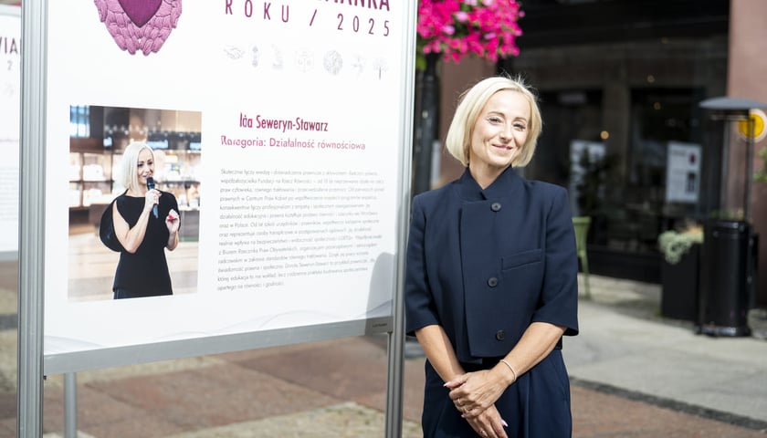 Plebiscyt Wrocławianka Roku. Na zdjęciu Wrocławianka Roku 2025, Dorota Seweryn-Stawarz.