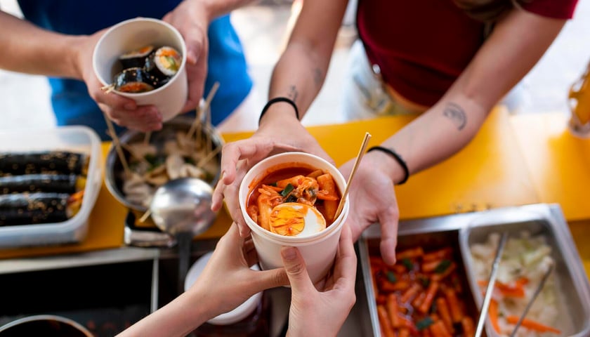 Zdjęcie ilustracyjne. Koreański street food