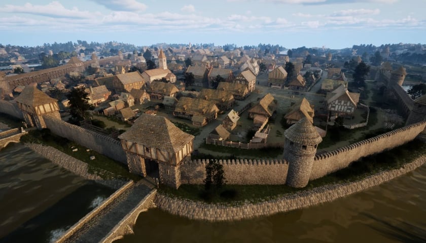 <p>Wrocław w grze komputerowej The Guild 1 Remake: Europa 1410, screen z gry.</p>