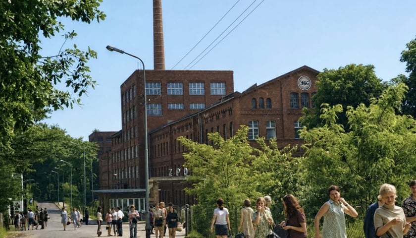 <p>Dawne Zakłady Produkcji Odzieżowej Gryfex w Gryfowie Śląskim</p>