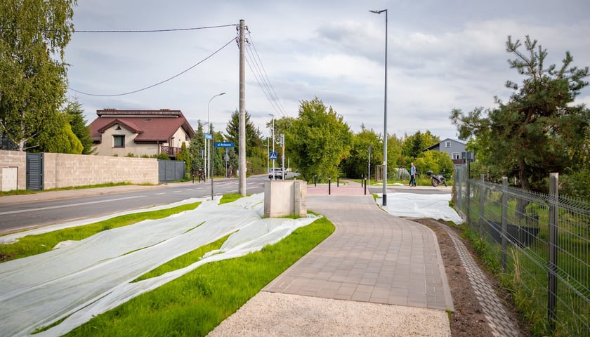 Nowy chodnik na Kurpi&oacute;w