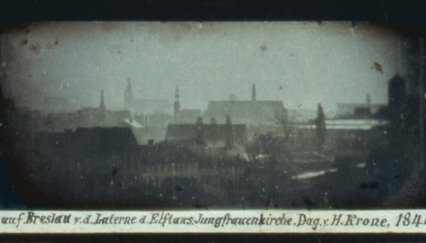 <p>Panorama Wrocławia, 1844.</p>
