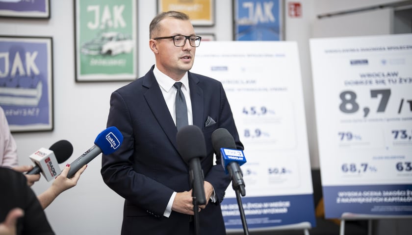 <p>Mateusz Żak, wiceprezydent Wrocławia</p>