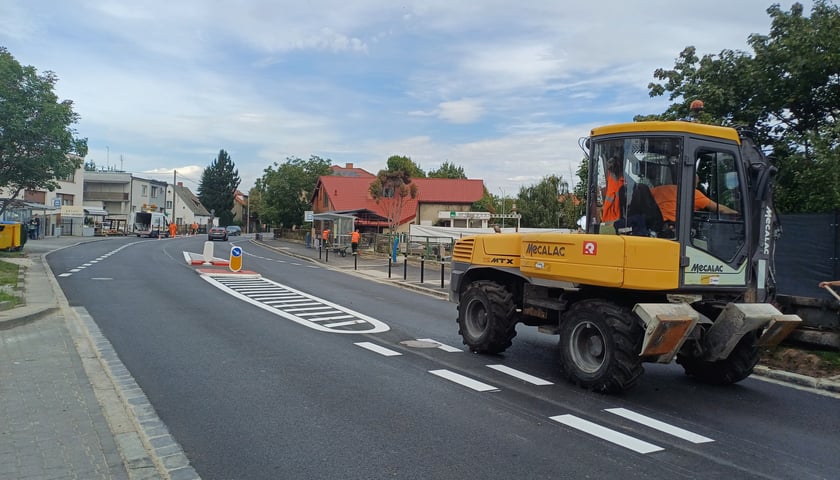 <p>ulica Łużycka po remoncie</p>