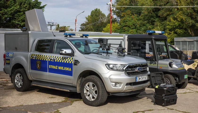 Prezentacja nowych pojazdów i specjalistycznego sprzętu Straży Miejskiej Wrocławia.