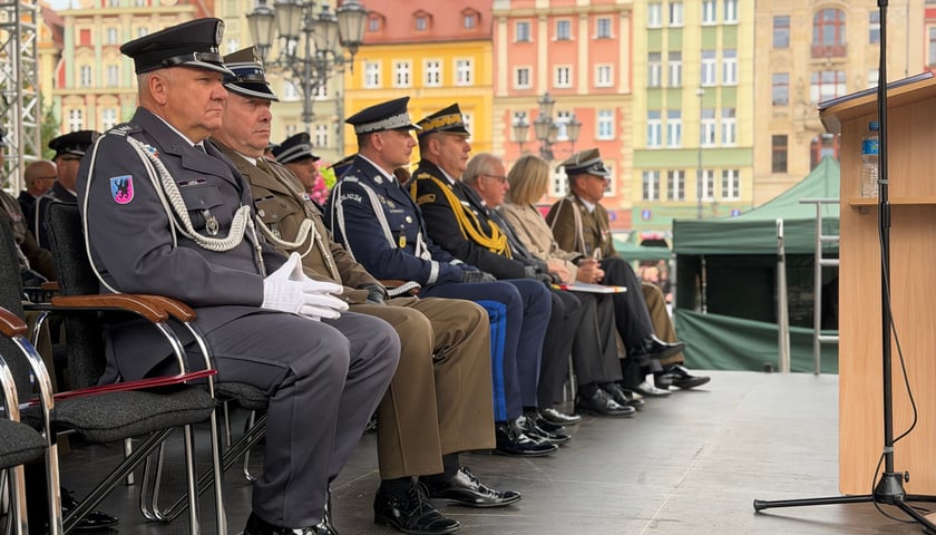 Uroczystości jubileuszowe 4. Regionalnej Bazy Logistycznej we Wrocławiu.