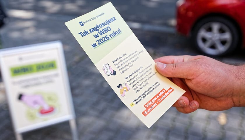 Ulotka "Tak zagłosujesze w WBO w 2026 roku!"