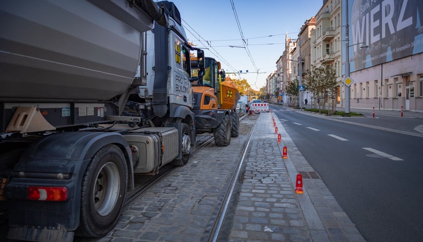 Remont ulicy Pomorskiej (zdjęcie z 28 września 2026 r.)
