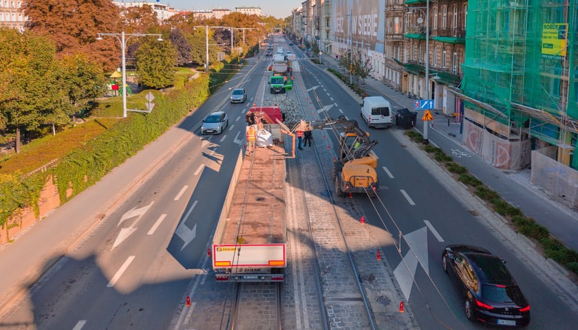 Remont ulicy Pomorskiej (zdjęcie z 28 września 2026 r.)