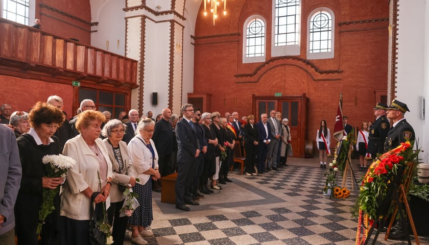 Pogrzeb Stanisława Szelca na Cmentarzu Grabiszyńskim we Wrocławiu