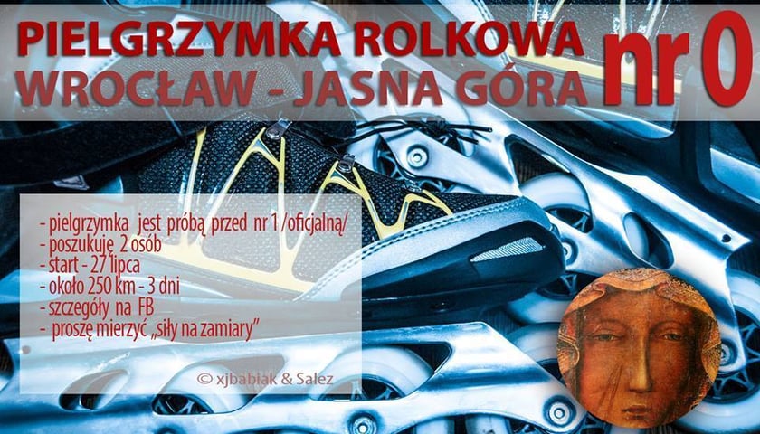 Testowa pielgrzymka na rolkach