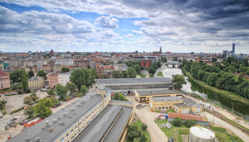Wrocław z komina Elektrociepłowni [WIDEO, ZDJĘCIA]