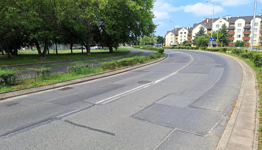 Ulica Ignuta przed remontem