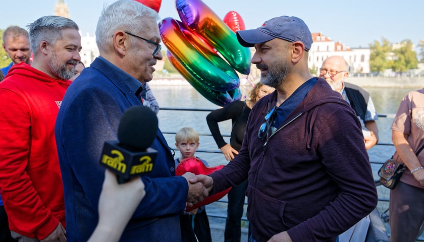 Przywitanie Kaliny i Rafała na Kładce Muzealnej, 3 października 2026