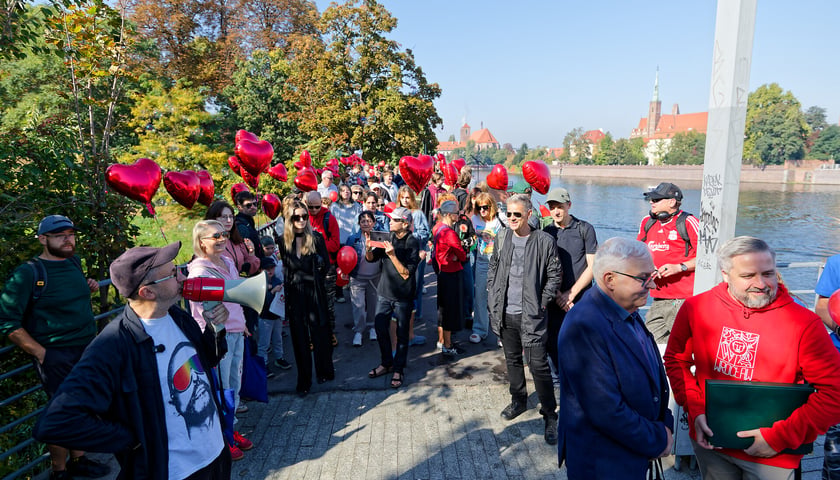Przywitanie Kaliny i Rafała na Kładce Muzealnej, 3 października 2026