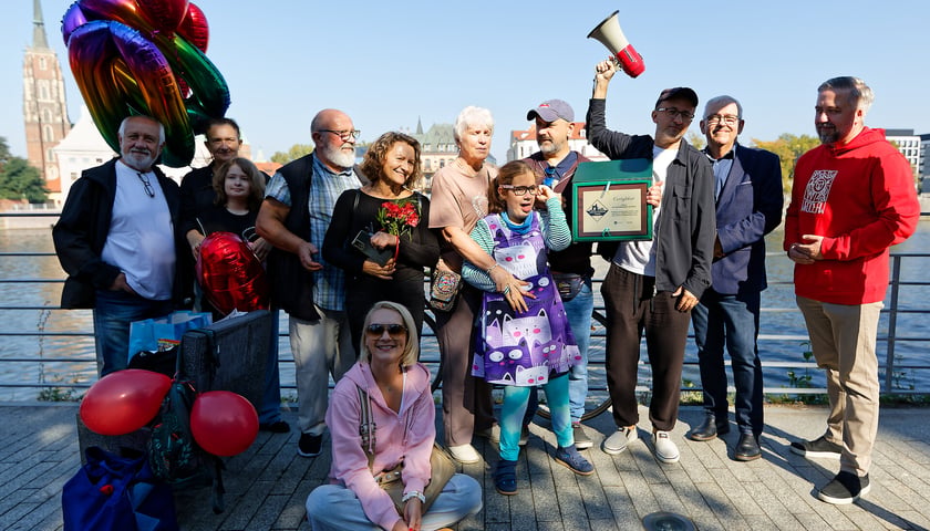 Przywitanie Kaliny i Rafała na Kładce Muzealnej, 3 października 2026