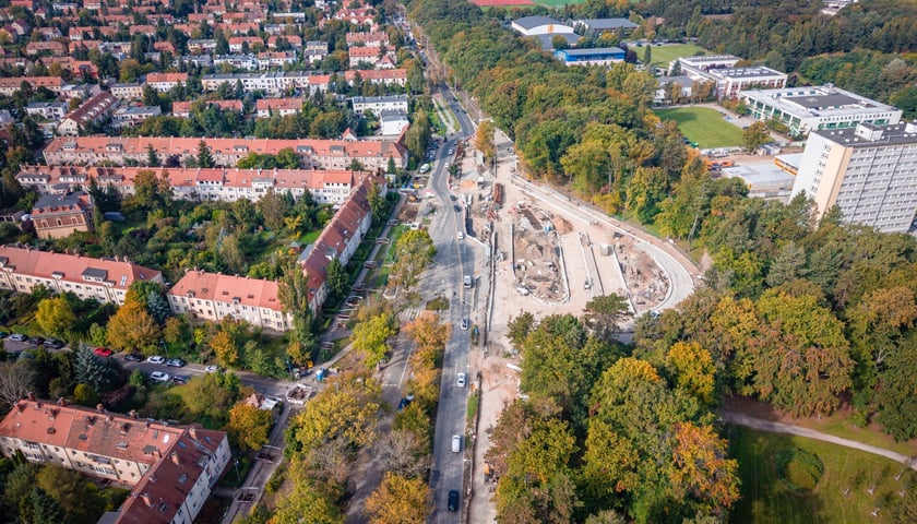 Budowa tramwaju na Swojczyce