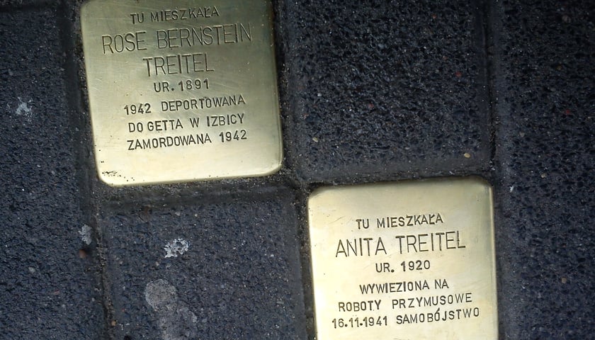 Kamienie pamięci w centrum i na Ołbinie