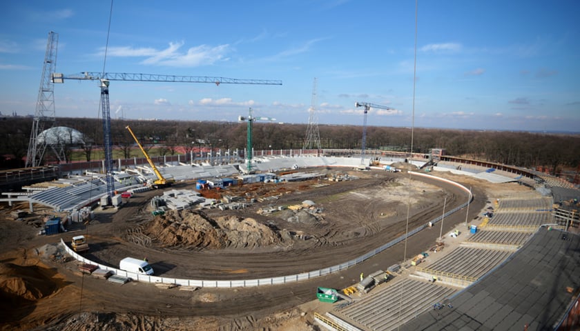 Prace na Stadionie Olimpijskim za półmetkiem [ZDJĘCIA, WIDEO]
