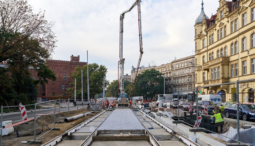 Plac budowy węzła przesiadkowego Drobnera-Dubois