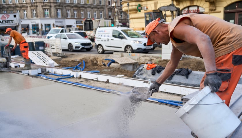 Plac budowy węzła przesiadkowego Drobnera-Dubois