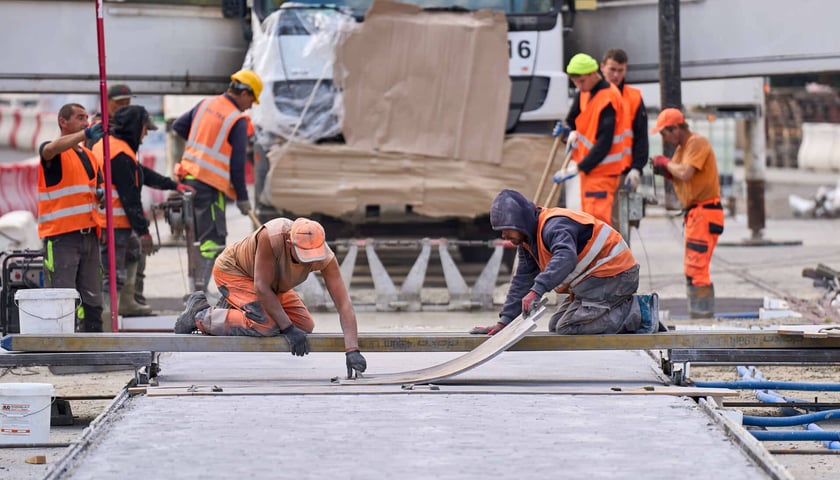 Plac budowy węzła przesiadkowego Drobnera-Dubois
