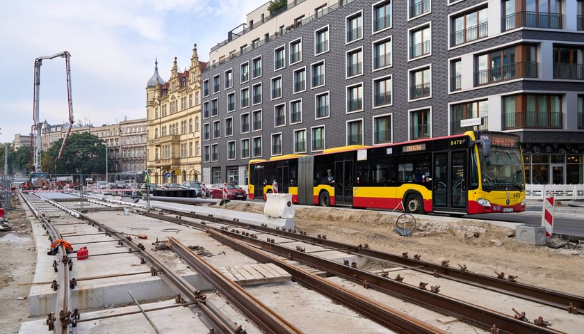 Plac budowy węzła przesiadkowego Drobnera-Dubois