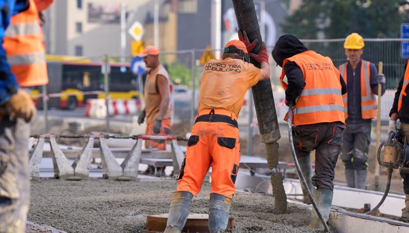 Plac budowy węzła przesiadkowego Drobnera-Dubois