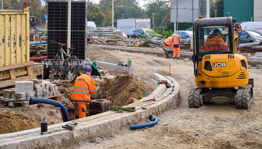 Plac budowy węzła przesiadkowego Drobnera-Dubois
