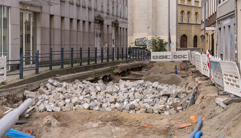Plac budowy węzła przesiadkowego Drobnera-Dubois