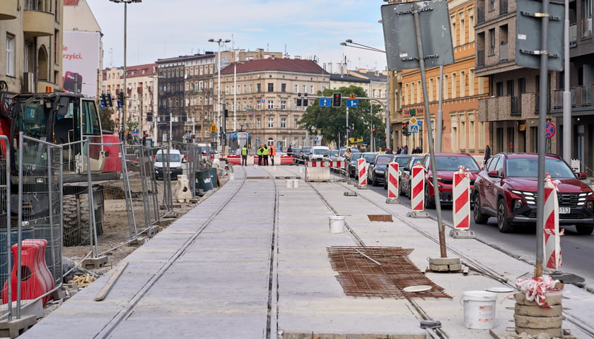 Plac budowy węzła przesiadkowego Drobnera-Dubois