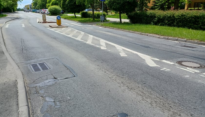 Ulica Żmudzka przed remontem