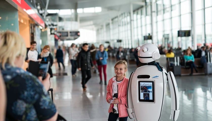 Roboty zastąpią ludzi na wrocławskim lotnisku