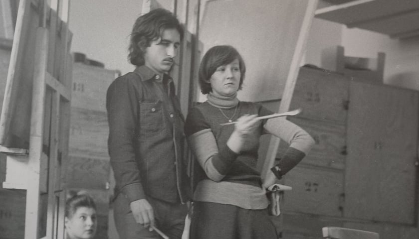 Zdjęcie archiwalnej fotografii ze zbiorów Ośrodka Dokumentacji Sztuki ASP