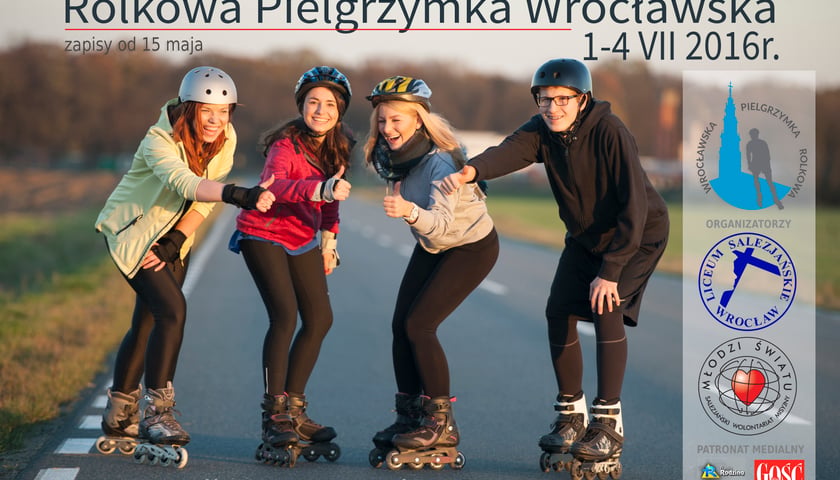 Pierwsza Rolkowa Pielgrzymka Wrocławska na Jasną Górę