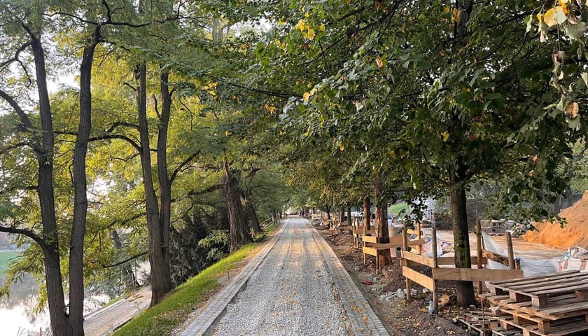Prace na Promenadzie Staromiejskiej